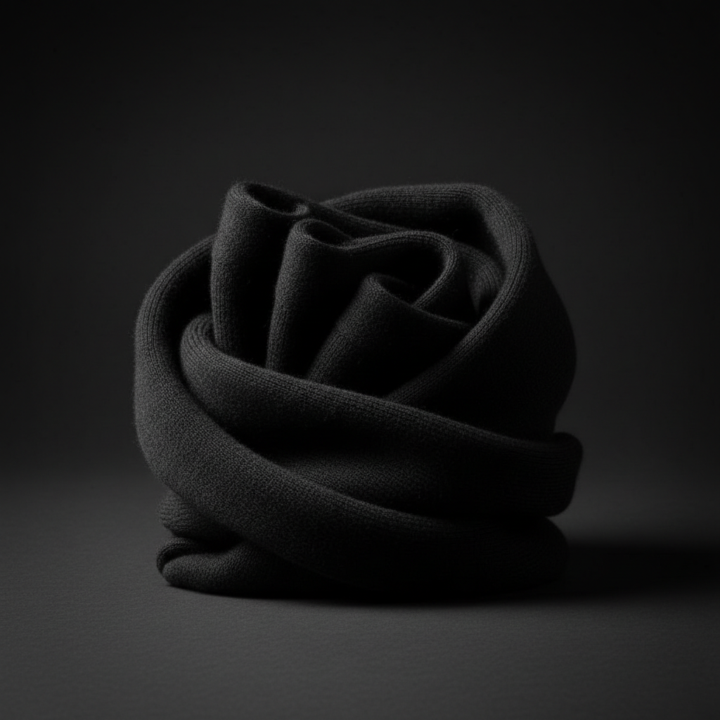 Noir Cashmere Scarf